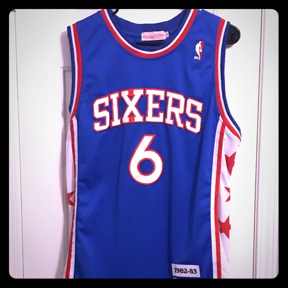 mitchell and ness julius erving jersey